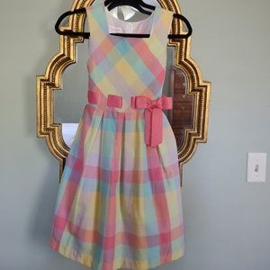 Bonnie Jean Plaid Dress Girl Size 12